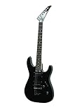 ivy ISJ-100 BK Strat Solid-Body Electric Guitar, Black