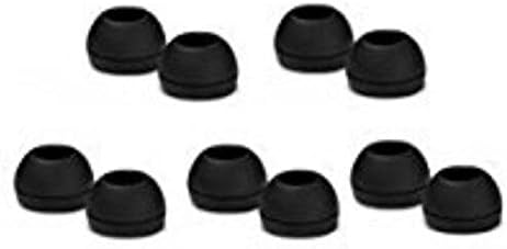 QWhing Ten Pcs Silicone Ear Tips Earphones Replacement Case (Small)