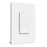 Smart Light Switch, Laghten Wi-Fi Light Switch, Works with Alexa, Google Assistant and IFTTT, Single-Pole, Schedule, Remote Control, Neutral Wire Required, Easy Installation, No Hub required - 1Pack