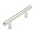 Solid Brushed Nickel T Bar Cabinet Pulls: Modern Euro Style Stainless Steel Finish Kitchen Cabinet Hardware/Dresser Drawer Handles