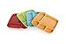 Nordic Ware Lightweight Party Tray, High-Heat Plastic, Assorted, 4 Piece, Fiesta Colors