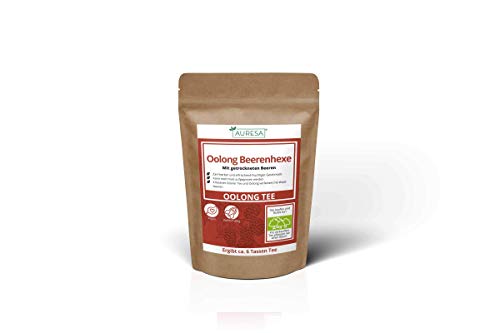 AURESA Oolong Tee Beerenhexe | Teemischung mit getrockneten Beeren | Oolongtee kombiniert mit grünem Tee – Bild 8