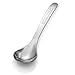WCountFair Stainless Steel Round Soup Spoons 6.5inches Table Dinner Seving Spoon,Set of 4 (6.5inch)