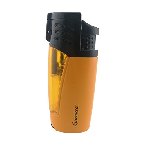 Torch Lighters 3 Jet Strong Flame Butane Refillbale Windproof High Quality Lighter with Punch [Gas Not Include]