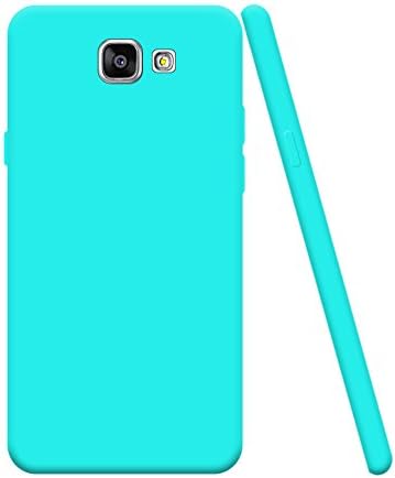 Case for Samsung Galaxy A7 2016 SM-A710F, Silingsan Ultra Thin Slim Bumper Silicone Cover Fashionable Lightweight Skin Shockproof Shell Scratch Resistance Holster Candy Color Case Protective Cover - Blue