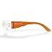 JORESTECH Eyewear Protective Safety Glasses, Polycarbonate Impact Resistant Lens Pack of 12 (Orange)
