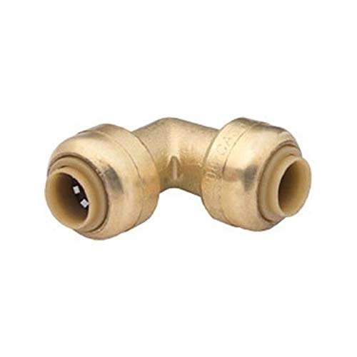 SharkBite U244LFA SB ELBOW 1/4" RT LF, 1/4 inch (3/8 inch OD) x 1/4 inch (3/8 inch OD)