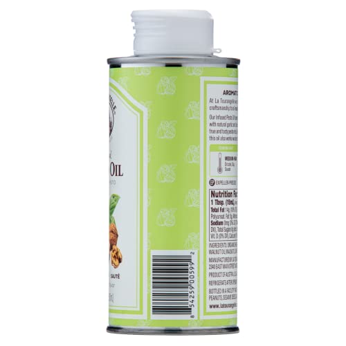LA TOURANGELLE, PESTO INFUSED OIL, DRIZZLE ONTO PASTA AND SALADS, WHISK IN SEASONINGS FOR EASY DIPPING SAUCE, VINAIGRETTE, OR MARINADE, 8.45 FL OZ