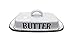 VIP- Vintage Farmhouse Style Enamel Butter Dish, White and Black