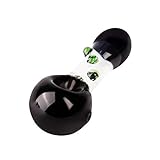 FANHONG 2018 Pipe, Recreational Art Collectable New Style Handmade Glass Tube 4.4 inch Long(Black)