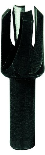 Fisch Tapered Plug Cutter (1") - Plug Cutter Drill Bit with Four Flute Design Ensures a Tight Plug - For Use with Both Soft and Hard Woods - Crafted from Tool Steel - FSE-095910 - Made in Austria