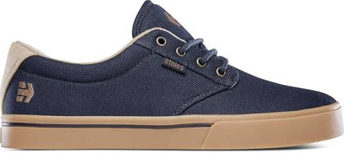 etnies Jameson 2 Eco, Skate Shoe Unisex Adulto, Navy/Gum/Gold, 45.5 EU