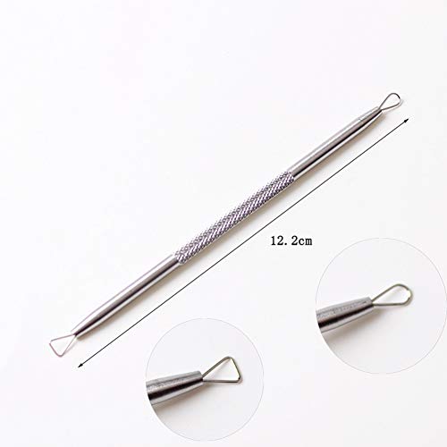 Connie Cona Blackhead Remover Pimple Extractor Tool Tweezer Needle Kit Stainless Steel Blemish Acne Removal Face Skin Care Tool (Pack of 5 pcs In Tin Box) - Thumbnail 7