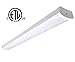 OOOLED 48W Linkable LED Wraparound Flushmount Light 4ft, 4800Lumens, 4000K, Indoor Linear Ceiling Light, 50K1pk