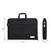 changel Laptop Bag, 15.6 inch Laptop Case, Briefcase Messenger Shoulder Bag for Men Women, College Students Business People Office Workers Professional Computer, Notebook, Table, MacBook Bag, Black