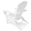 POLYWOOD SBA15WH South Beach Adirondack Chair, White
