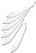 Outdoor Edge 3.0 Inch Razor Series Replacement Blades -- 6 Blade Pack