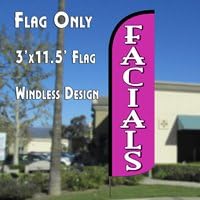 Facials Windless Polyknit Feather Flag (3 x 11.5 feet)