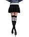HDE Women's Cute Tattoo Print Stockings Novelty Design Sheer Tights Pantyhose