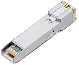 TP-Link TL-SM5310-T 10GBASE-T RJ45 SFP+ Module Hot-Pluggable Metal Housing Low view 2