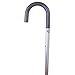 Carex Cane for Men - Men's Round Handle Silver Cane - Adjustable Walking Cane for Men