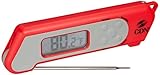 CDN TCT572-R  ProAccurate Digital  Instant Read Folding Thermocouple Cooking Thermometer-NSF Certified Red