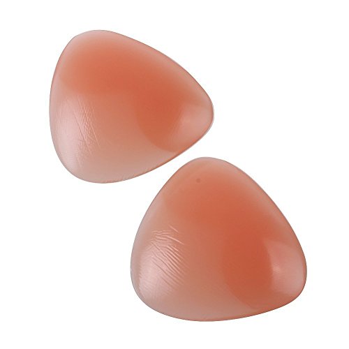JKLcom Bra Inserts Silicone Bra Inserts Breast Bra Push-up Breast Pads Swimsuit Bikini Bra Inserts Breast Enhancer Pads (nude)
