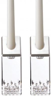 Lismore Essence 6" Candlestick Pair by Lismore Essence Crystal Giftware Collection