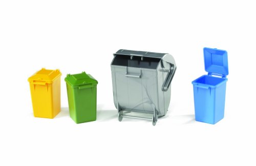 UPC 675930026064, Bruder Trash Bin Set (3 Small, 1 Big)