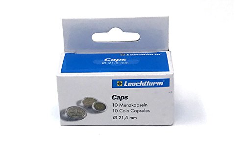 21.5mm-Nickel, Coin Capsules, 10 pack