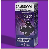 SambucolBlack Elderberry Syrup, 4 oz ( 5 Pack)
