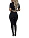 Akmipoem Women's 2 Pieces Outfits Crop Top and Long Pants Tracksuits Set Sportwear