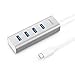 Anker USB C Hub, Aluminum USB C Adapter with 4 USB 3.0 Ports, for MacBook Pro 2018/2017, ChromeBook, XPS, Galaxy S9/S8, and More