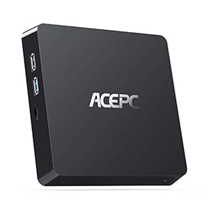 ACEPC Mini PC, T11 Windows 10 Pro Intel Atom Z8350 8 GB RAM 120 GB SSD Fanless mini Computer,support for 2.5-inch SSD…