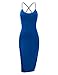 REGNA X Womens Sleeveless Sexy Midi Bodycon Evening Dresses (3 styles, Plus Size Available)