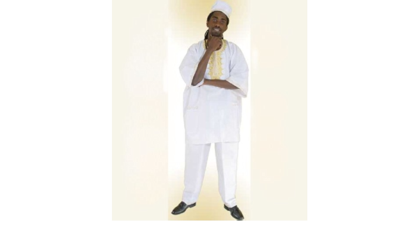 mens white dashiki outfit