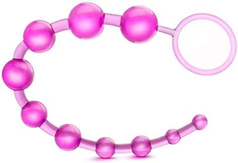 Dorcell 100-Comfortable Perfect Size Anales Silicone Pull Training Beads for Beginner (Pink)