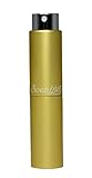 Scentfills Refillable Twist-Up Perfume Spray Atomizer (Gold)