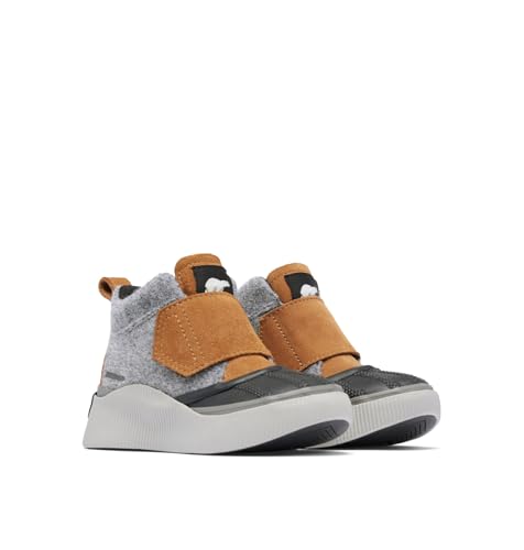 Sorel Toddler out N About IV Strap WP, Stivali alla Moda Unisex-Bambini, Taffy, Black, 21 EU