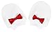 Eda Baby Girl Jeweled Crown Layette 3 Piece Gift Set 0-3M Red
