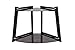 Kettlebell Rack - Sturdy, Modern 2 tier Weight Rack & Small Corner Storage | 240LB Capacity - Durable Steel Frame & Shelves | Stand & Store Up to 6 Kettlebells (5-50LB)
