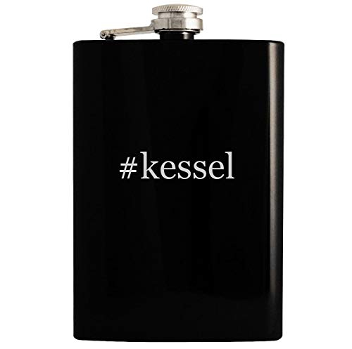 #kessel – Black 8oz Hashtag Hip Drinking Alcohol Flask