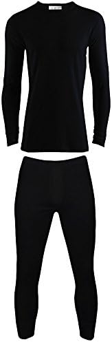 B.U.L ® Mens Extrem Hot Thermal Underwear Set Long Sleeve Vest & Long Johns Suitable for Winter, Outdoor Work, Travel, Camping & Ski Wear Size S-XL
