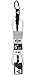 Channel Islands Surfboards Parker Coffin Comp Surfboard Leash, White Cuff/White Hex Cord, 6'