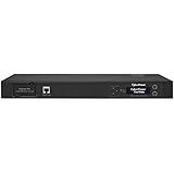 CyberPower PDU15MHVIEC12AT Metered ATS PDU, 200-240V/15A, 12 Outlets, 1U Rackmount