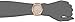 Nine West Women's NW/1660SVPK Rose Gold-Tone Case Watch with Blush Strap