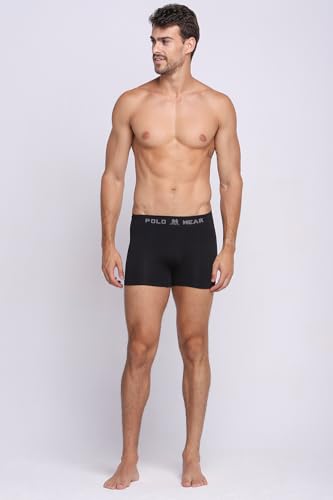 Kit 12 Cuecas Masculinas Boxer Microfibra Adulto Box Sem Costura Polo Wear Sortido