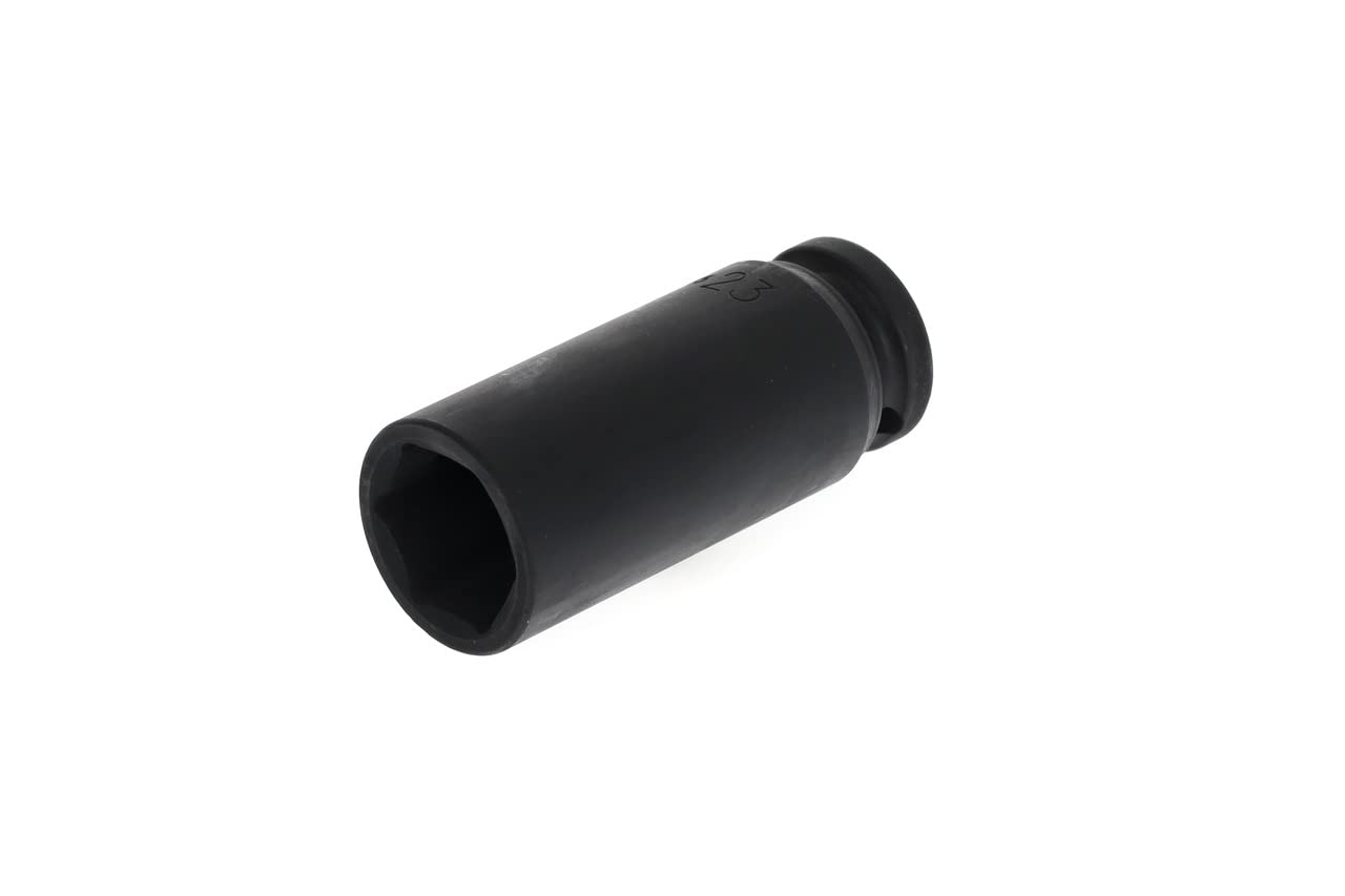 GEDORE red Impact wrench socket, Socket, 1/2" 12.5 mm drive, Hex, AF 23 mm, Long, Machine-operated, Automotive, R63002315 โ image 1