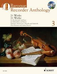 Baroque Recorder Anthology: 21 Works for Alto Recorder with Piano / 21 aew=uvres our flute a bec alto avec accompagnement de piano / 21 Werke fur Altblockflote mit Klavierbegleitung (3)