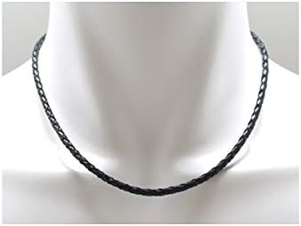 かっこいい ネックレス シルバー925 メンズ アクセサリー 本皮革ネックレス 幅約3mm 長さ約45cm Ple 002x450x 1609 ネックレス 通販 Amazon